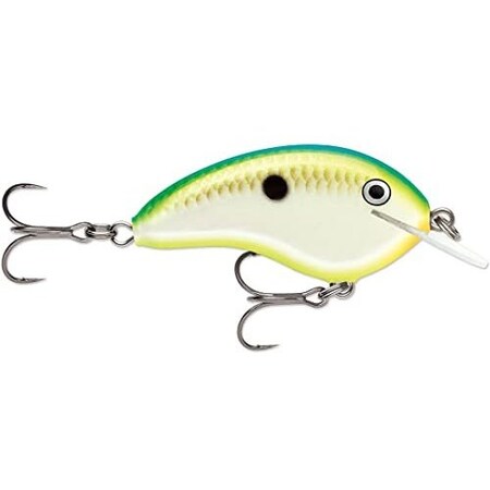 Rapala Og Tiny 4 FloatingDiving 2 14 516 Oz Running Depth 4', Vmc 5 Hybrid Trebles, Citrus Shad OGT04CTSD